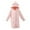 Pink, variant on ZACPNCV Girls Fleece Hooded Robes Warm Printed Bath Robe for Kids Soft Fuzzy Bathrobe for Gifts Pink 3-8 Years