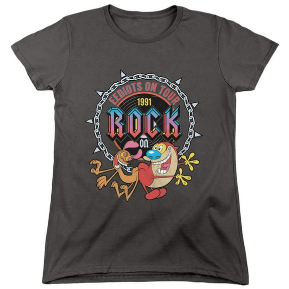 Ren And Stimpy Eediots On Tour Women's T Shirt