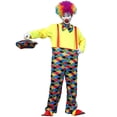 thumbnail image 6 of Adult Men Costumes Funny Circus Naughty Women Fancy Dress Cosplay Carnival Party Clown Costume,4XL(165-175cm),ZC-011, 6 of 7