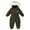 Army Green, variant on IROINNID Toddler Kids One-piece Puffer Snowsuits Overalls Ski Suits Winter Waterproof Coats Solid Jumpsuits