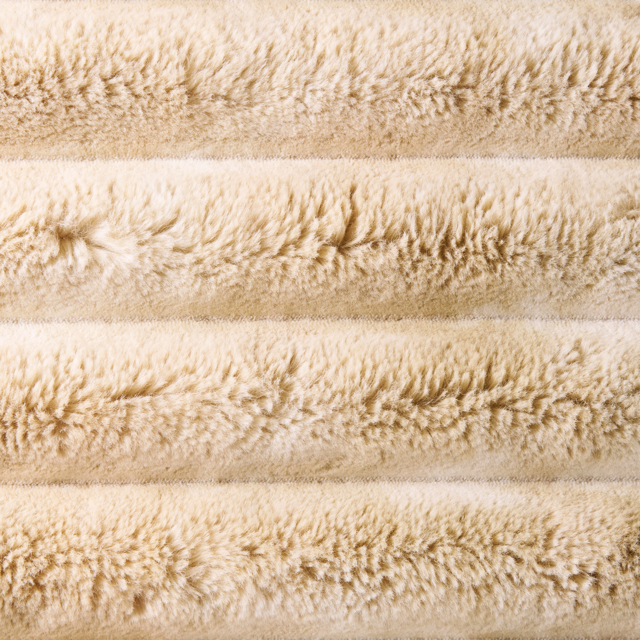 Better Homes & Gardens Beige Marbled Faux Fur Throw photo 7