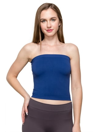 Kurve Seamless Mini Bandeau Tube top - UV Protective Fabric, Rated UPF 50+,  Made in USA : : Clothing, Shoes & Accessories