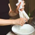 thumbnail image 4 of 3 Pcs Reusable Cheesecloth Bags, For Straining Coffee Filter Strainers, Mesh Pouch, Squeezable Natural Straining Nut Milk Filter Bag, 4 of 9