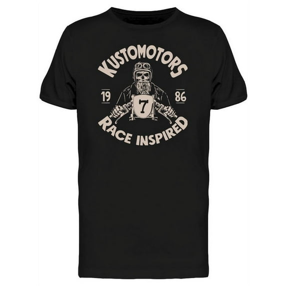 Banner. Kustomotors T-Shirt Men -Image by Shutterstock, Male Medium