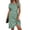 Green Gray, variant on Ekouaer Women's Maternity Dress Short Sleeve Casual Pregnancy Dresses Rib Knit Crewneck Pregnant Clothes with Belt