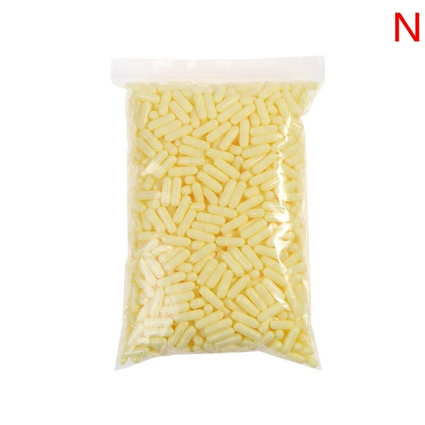 Cápsulas de gelatina dura vacías, tamaño 0 #, Gel Kosher transparente, píldoras medicinales, vitaminas, cuidado de la salud Personal, divisores, 1000 Uds. Gao Jinjia LED