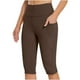 thumbnail image 1 of Pantalones capri de yoga para mujer Leggings hasta la rodilla Cintura alta Yoga Entrenamiento Ejercicio Capris Verano informal con bolsillos Odeerbi ODB-2, 1 of 9