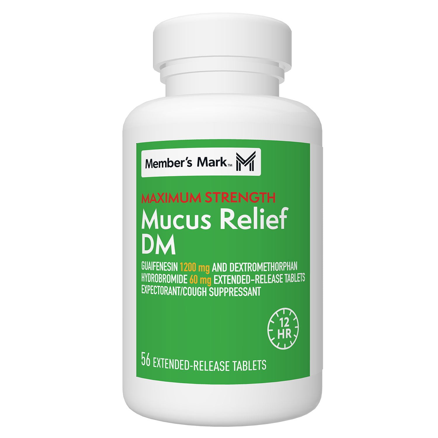 Member's Mark Maximum Strength Mucus-DM Guaifenesin and