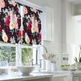 thumbnail image 2 of LALILO Kitchen Curtains and Valances Set of 3 36" Winter Window Treatment Tiers for Window Decor, 2 of 5