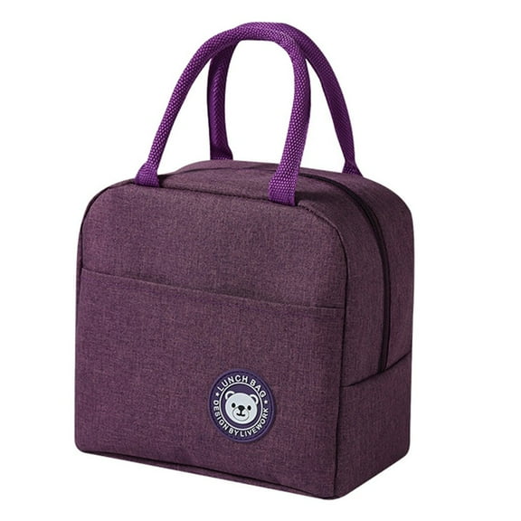 Lunch Bags for Women Insulated Lunch Bag Adult Lunch Bags Women Lunch Box, Reusable Lunch Bags, Purple