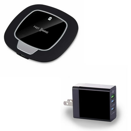 Home Charger & Wireless Charger for Samsung Galaxy S22 Ultra S21 Ultra S20 Ultra Plus Fan Edition - 34W 6.8Amp + Fast 7.5W and 10W Combo price history on PriceWatchPro
