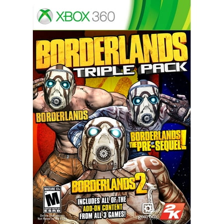 Borderlands Triple Pack - Xbox 360 - Ultimate Borderlands Experience - Xbox 360 Triple Pack