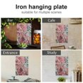 thumbnail image 4 of WERPE Pink Flowers Watercolor Leaves Floral Rose in Pastel Novelty Sign 8*12in 8x12in, 4 of 7