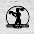 thumbnail image 4 of Craftnamesign Custom Girl Boxing Metal Wall Art LED Light, Personalized Woman Boxer Name Sign, 4 of 5