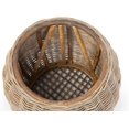 thumbnail image 5 of Park Hill Collection EFT16008 Rattan Side Table with Wood Top, 23.5-inch Length, 5 of 5