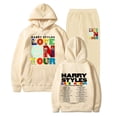 thumbnail image 1 of Conjunto de sudadera con capucha para hombre y mujer, chándal informal con estampado de Love on Tour, ropa de Anime con cremallera, 2023, 1 of 4