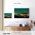 thumbnail image 4 of Elephant Stock Golden Mountain Range Wall Art - Horizontal Canvas Wall Art - Living Room Wall Decor - Nature Canvas - Black And Teal Decor - 12" x 8", 4 of 8