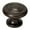 Barcelona, variant on Alno A1050 Knobs 1-1/2" Round Ringed Decorative Solid Brass Cabinet Knob / Drawer Knob -