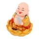 thumbnail image 3 of Estatua de Buda Solar, Adorno de Coche de Buda Maitreya, Diseño de Cara Sonriente, Ahorro de Energía, Decretación de Escrito para Hogar, símbolo de Suerte, Plástico, 3 of 7