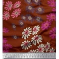 thumbnail image 1 of Soimoi Viscose Chiffon Fabric Artistic Flower Print Sewing Fabric Yard 42 Inch Wide, 1 of 3