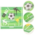 thumbnail image 2 of 40 Pcs Serviette de Table Imprimée en Papier pour Anniversaire, Dîner, Fête (Soccer), 2 of 8