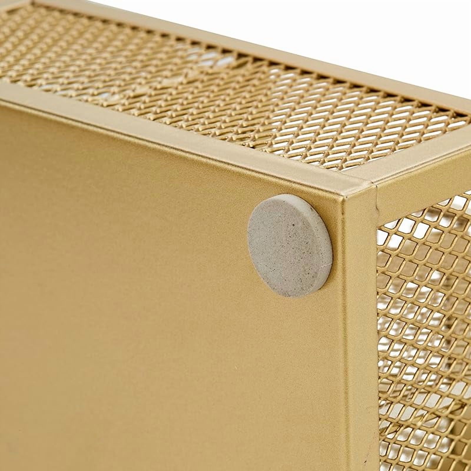 Mesh Desk Organizer Office with 7 Compartments + Drawer/Desk Tidy Candy/Pen Holder/Multifunctional Organizer