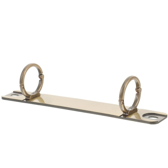 FOMIYES Binder Mechanism 2 Hole Binder Ring Mechanism DIY Loose Leaf Book Accessory