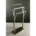 thumbnail image 2 of Kingston Brass SCC3308 Edenscape 34-7/16 Inch Freestanding Pedestal 3-Tier Y-Style Towel Rack in Brushed Nickel, 2 of 8