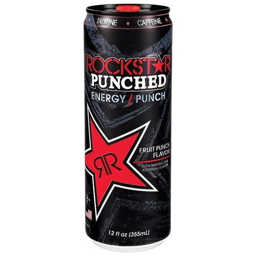 Rockstar Punched Fruit Punch Energy Drink, 12 Fl. Oz.