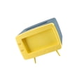 thumbnail image 1 of pitrice TV Shaped Mobile Phone Stand Tissue Box, with 4 Supportive Sticks Yellow, 1 of 9