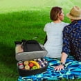 thumbnail image 2 of CNKOO Mesh Beach Tote Bag with Cooler - Detachable Design with Picnic Cooler, 2 of 6