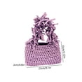 thumbnail image 3 of Bolsas De Hombro Bolsa de mujer Bolsa Casual Tejido Axila Elegante Verano Compras Púrpura Ndcxsfigh Para Estrenar, 3 of 3