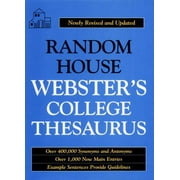 Random House Webster's College Thesaurus, Used [Hardcover]