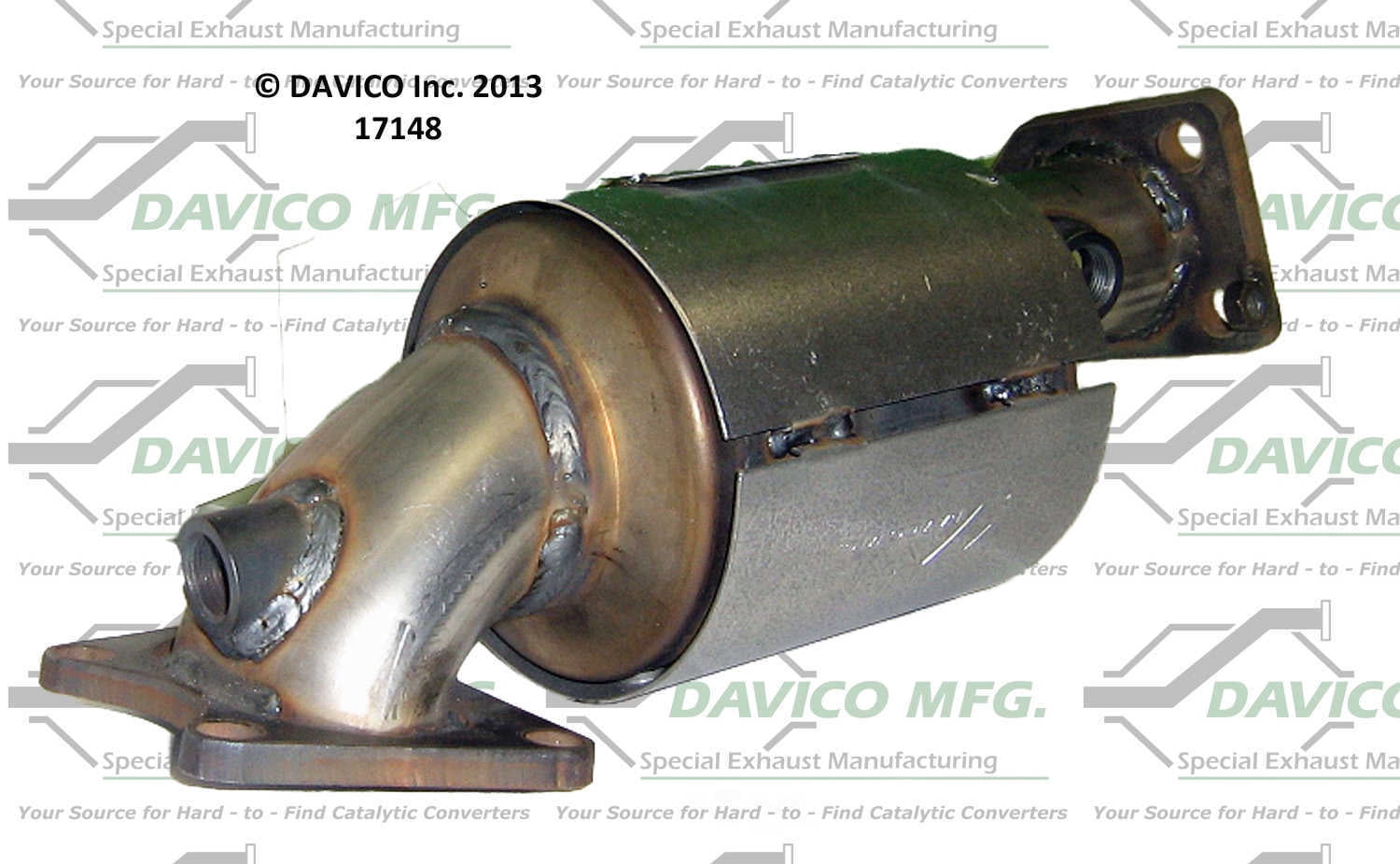 Davico Mfg 17148 Direct-Fit Catalytic Converter - Manifold