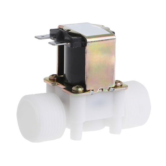 3/4" Plastic Solenoid Valve 12V 24V PP N/C Magnetic Washing Machine Dispenser Water Pneumatic Pressure Controller Switch ,Offering Precision and Performance