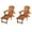 Walnut, variant on Adirondack Foldable Chaise Lounge (2 pack) White