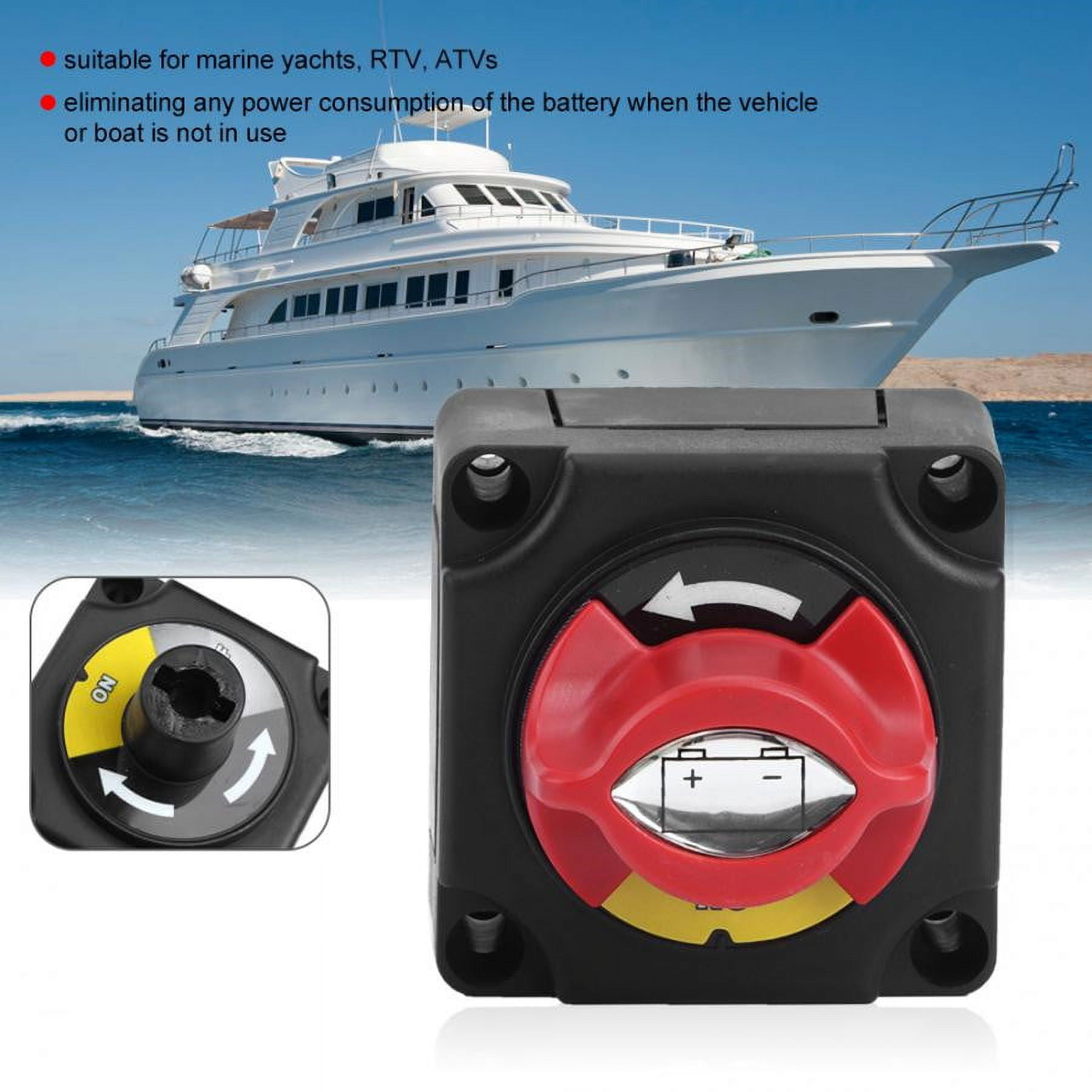 12V 300A Marine Boat Car RV ATV Battery Kill Switch Power Isolator Disconnect 1x