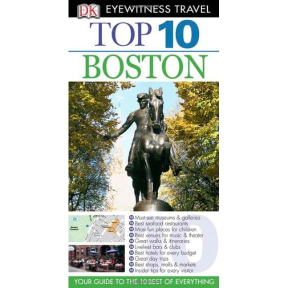 Pre-Owned Top 10 Boston (DK Eyewitness Top 10 Travel Guides) Paperback