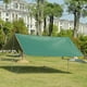 thumbnail image 4 of Yuarrent Tienda de toldo Poste de soporte seguro Tiendas de campaña impermeables Refugio solar plegable A prueba de lluvia Toldo de fácil carpas Verde 3x4Conjunto de cortinas, 4 of 6