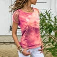 thumbnail image 6 of Ladies Tie-Dye Hole Burnt Strapless T-shirt, 6 of 6