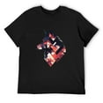 thumbnail image 3 of Hanmun Geometric Men's Graphic Tees Print Vintage T-Shirts Short Sleeve Crew Neck Casual Size S-3XL, 3 of 9
