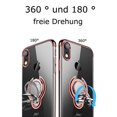 thumbnail image 4 of Iphone Xr Case Soft Silicone Case Ultra Thin Tpu Bumper Case 360 Degree Ring Stand Magnetic Car Holder Protective Cover For Transparent Anti-Fingerprint Anti-Scratch, 4 of 7