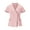 Pink, variant on Scrubs Top for Women Mock Wrap with Pockets, Soft, 4-Way Stretch & Durable Fabric
