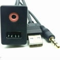 thumbnail image 4 of OPAL- Audio Usb 3.5Mm Aux Adapter Dash Flush Mount Panel W/1.5M Cable For Car Boat H, 4 of 6