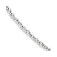 thumbnail image 3 of 10 Karat White Gold Polished Link Bracelet, 3 of 4