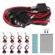 thumbnail image 2 of Interruptor basculante de señal de giro UTV, kit de iluminación legal de calle ATV, arnés de relé intermitente de señal de giro, reemplazo para Polaris Ranger RZR, interruptor de giro vertical verde, 2 of 5