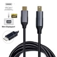thumbnail image 6 of JSER USB 3.1 Type C USB-C Source to Mini DisplayPort DP Displays Male 4K Monitor Cable for Laptop 1.8m, 6 of 6