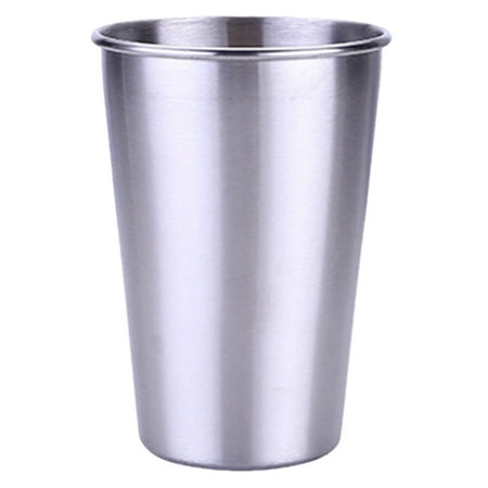 

BMForward Stainless Steel Cups Metal Drinking Tumblers Unbreakable Light Drinking Cups
