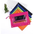 thumbnail image 3 of DoDoMagxanadu 3 Ring Binder Pencil Pouch with Zipper , Pencil Case with Rivet Enforced 3 Ring for School Supplies, 5 Pack 5 Colors, 3 of 6