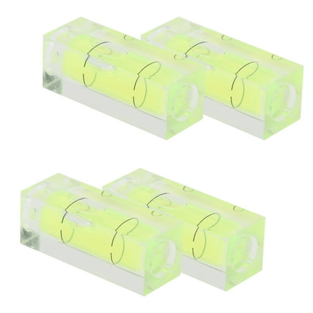 

2024 4pcs Small Spirit Level Square Bubble Level Detector 3D Printer Level Measuring Tool